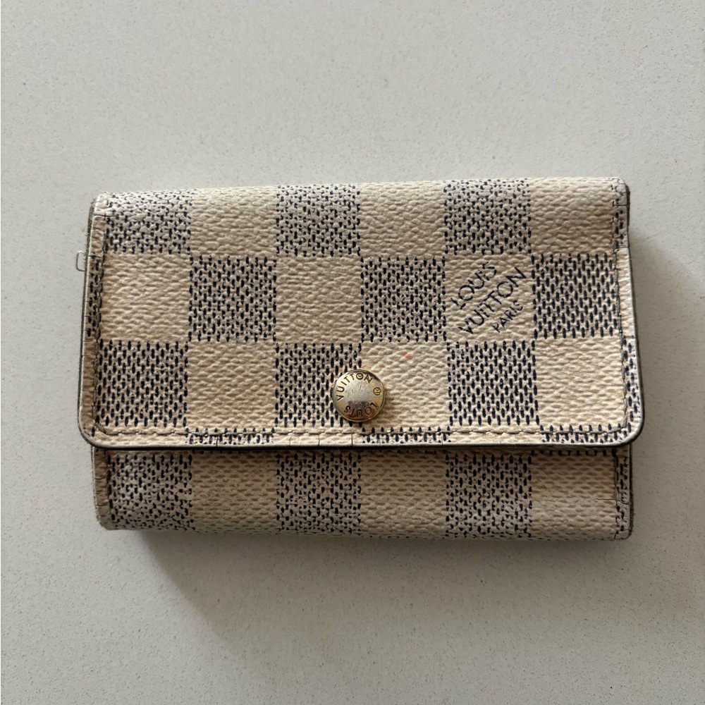 Louis Vuitton Damier Azur Canvas Small Key Holder